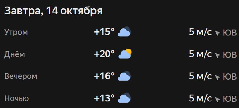 Прогноз погоды