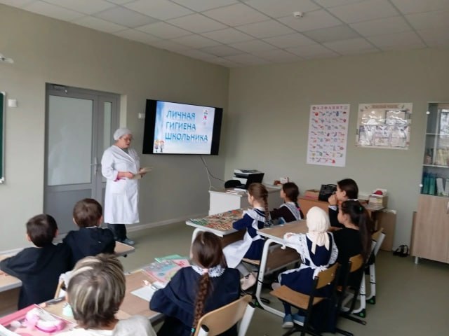 В школе села Сарлы провели занятия по гигиене и профилактике гриппа