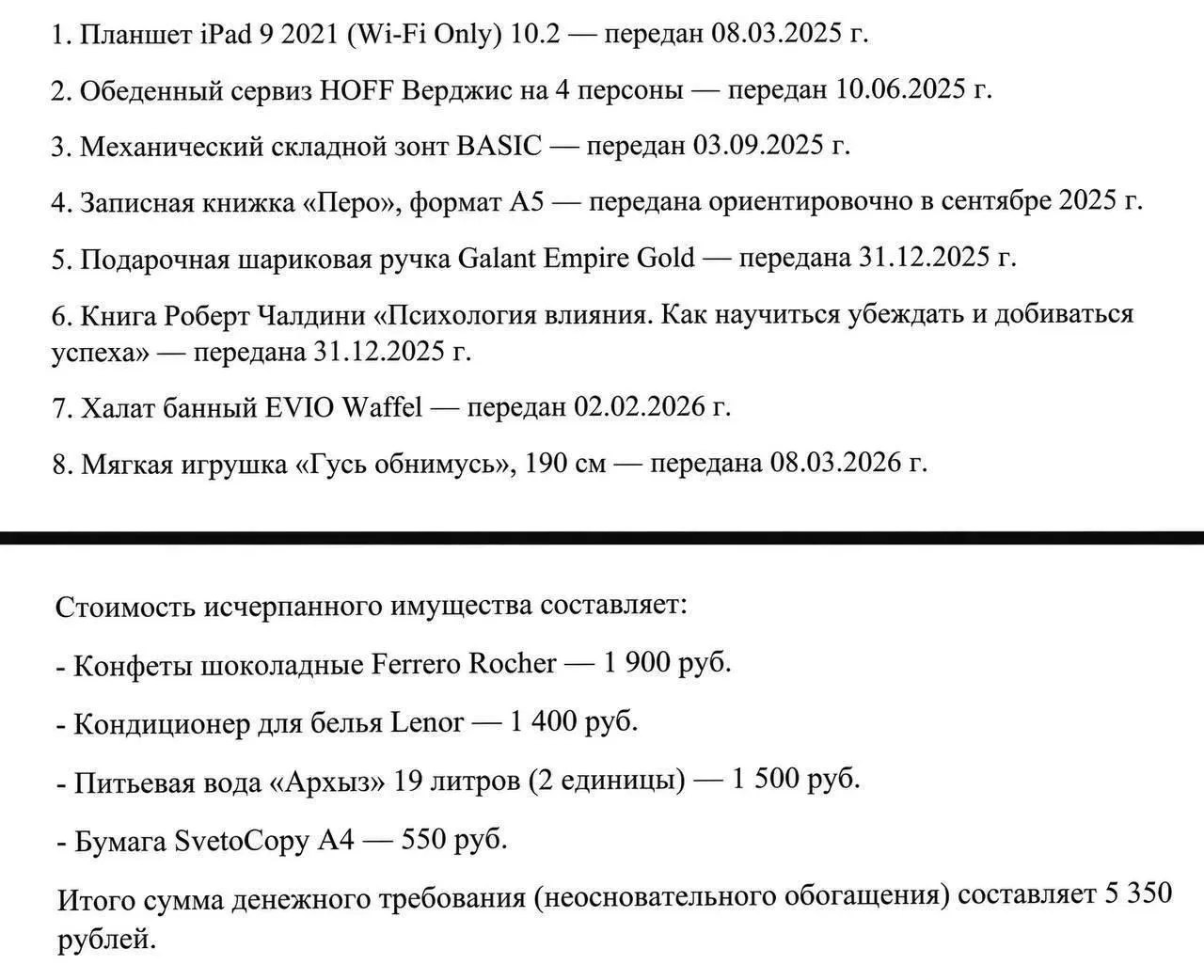 Любовь прошла — парень выставил счёт свой бывшей за конфеты и выпитую воду