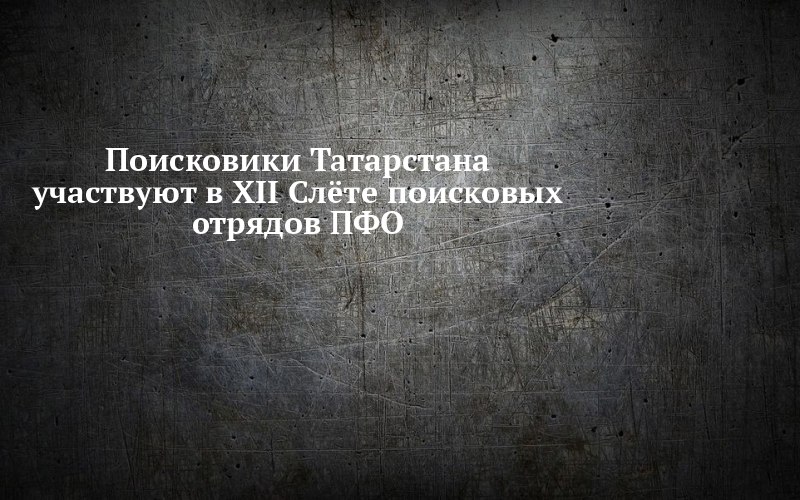 16 поисковиков из Татарстана — в Нижнем Новгороде
