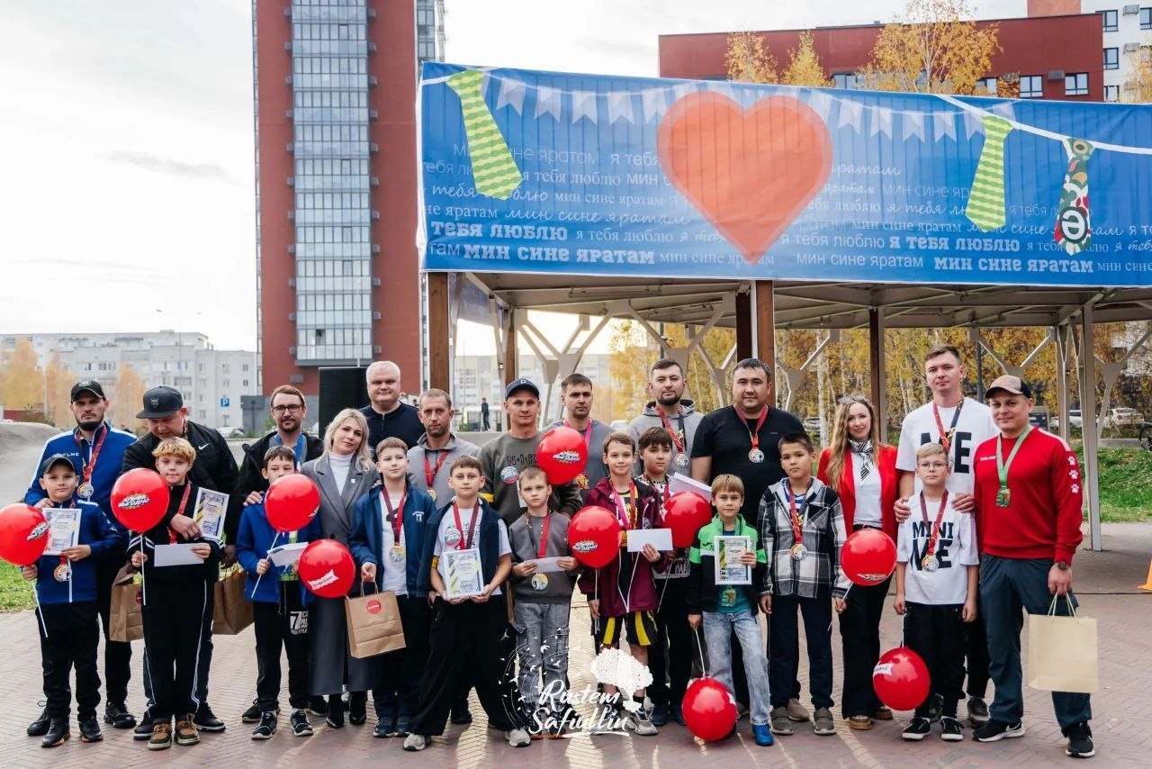 Папы лицея №18 поборолись за звание рекордсменов