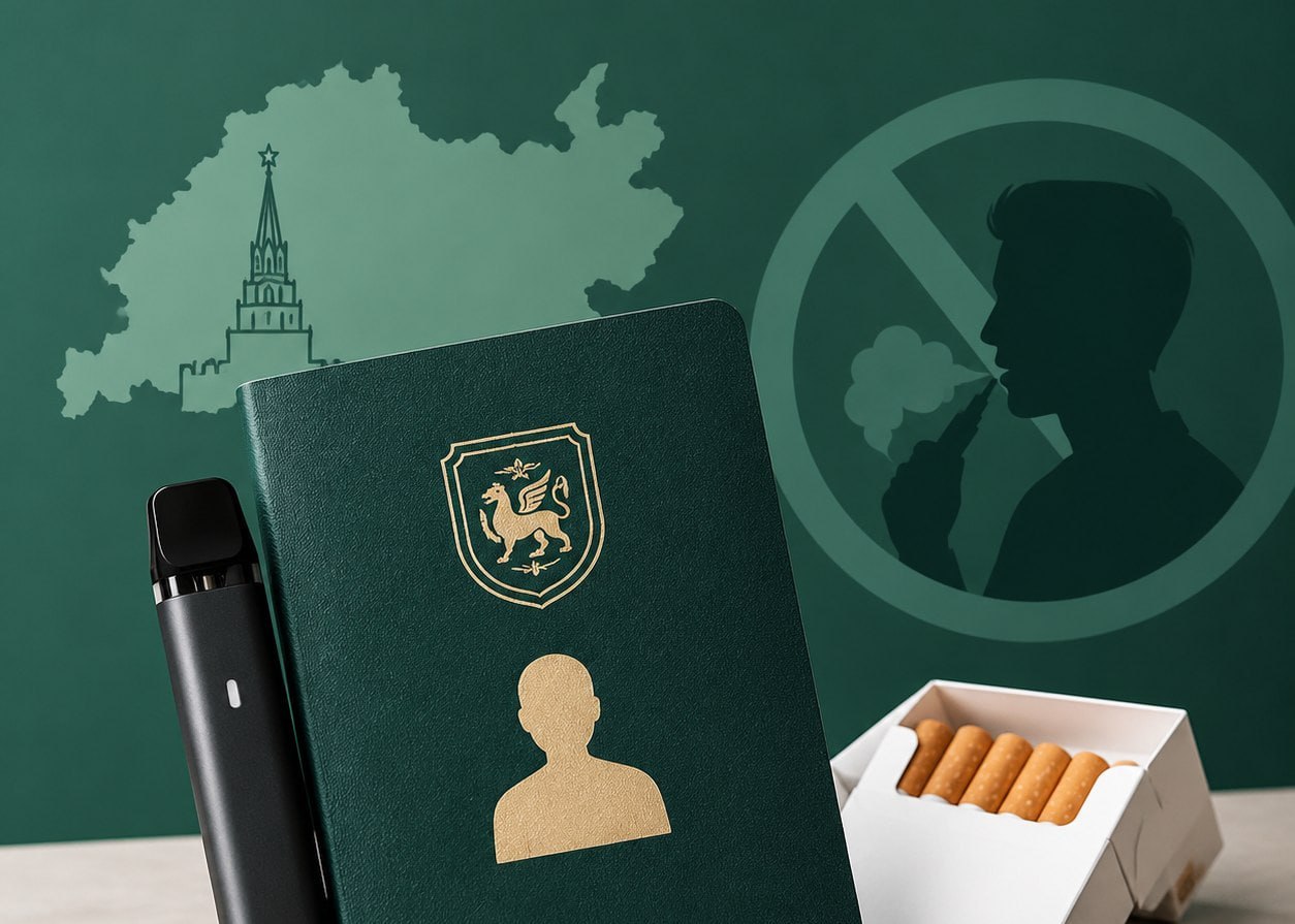 Паспорт курильщика: в Татарстане придумали новый документ для любителей никотина