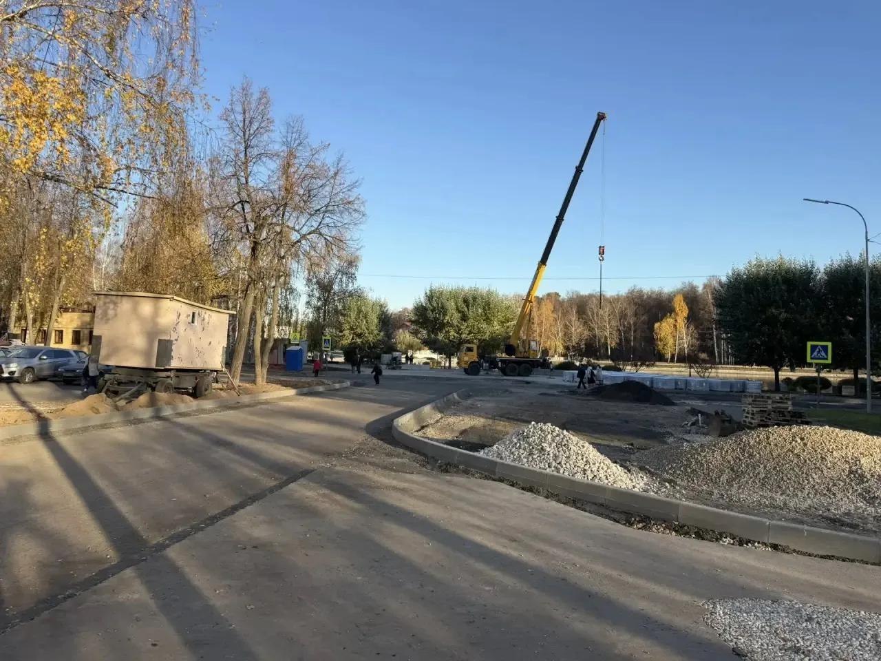 В Зеленодольске меняют парковку у городского озера ради безопасности