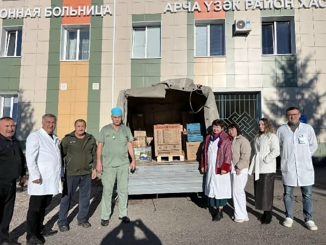 Арская ЦРБ отправила очередной гуманитарный груз бойцам