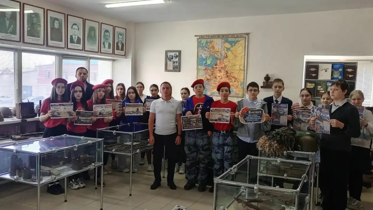 Юнармейцы из Мамадыша посетили музей поискового отряда «ПАМЯТЬ»