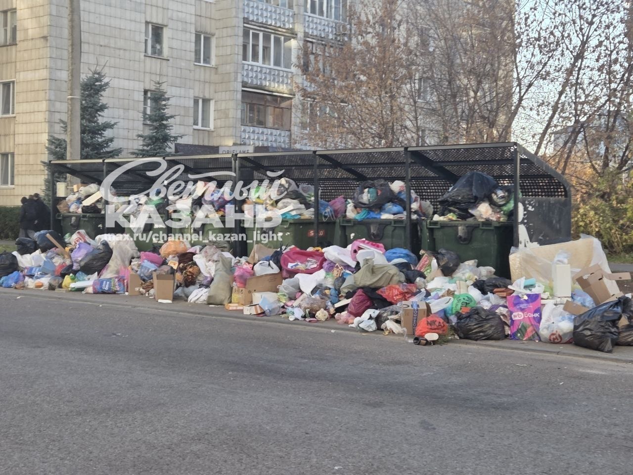 Казань завалило мусором: «ПЖКХ» получило 10 предостережений за осень