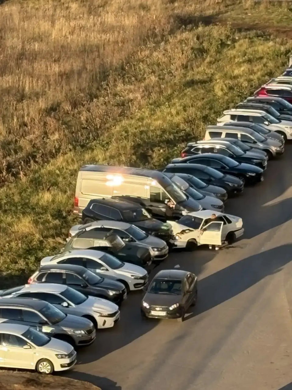 В Нижнекамске произошло ДТП на улице Табеева, 1